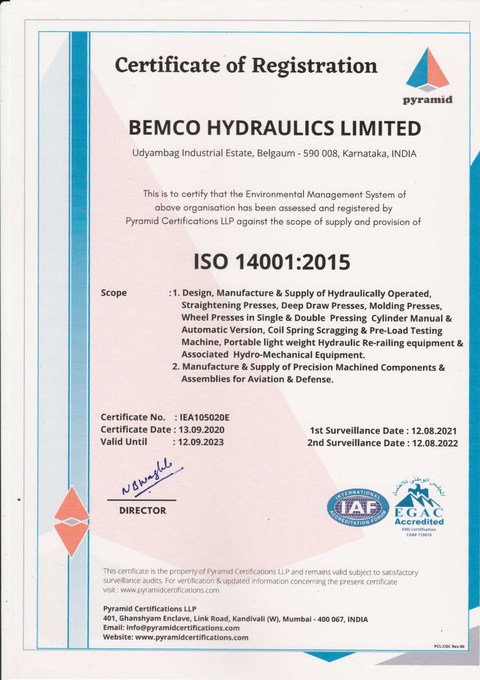 Hydraulic press manufacturers Bemco Hydraulics